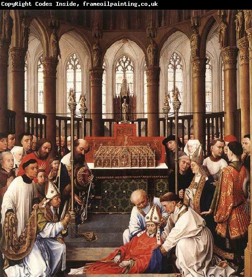 WEYDEN, Rogier van der Exhumation of St Hubert